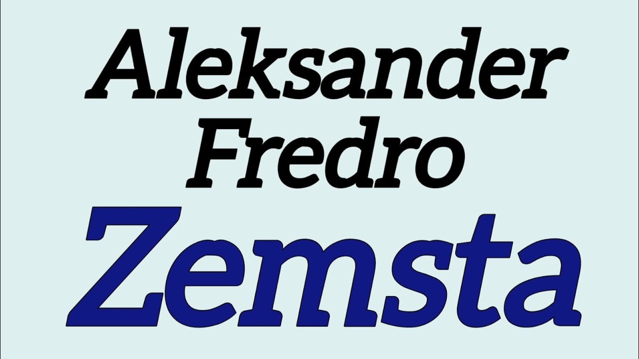 Aleksander Fredro - Zemsta - Audiobook PL - Lektura szkolna