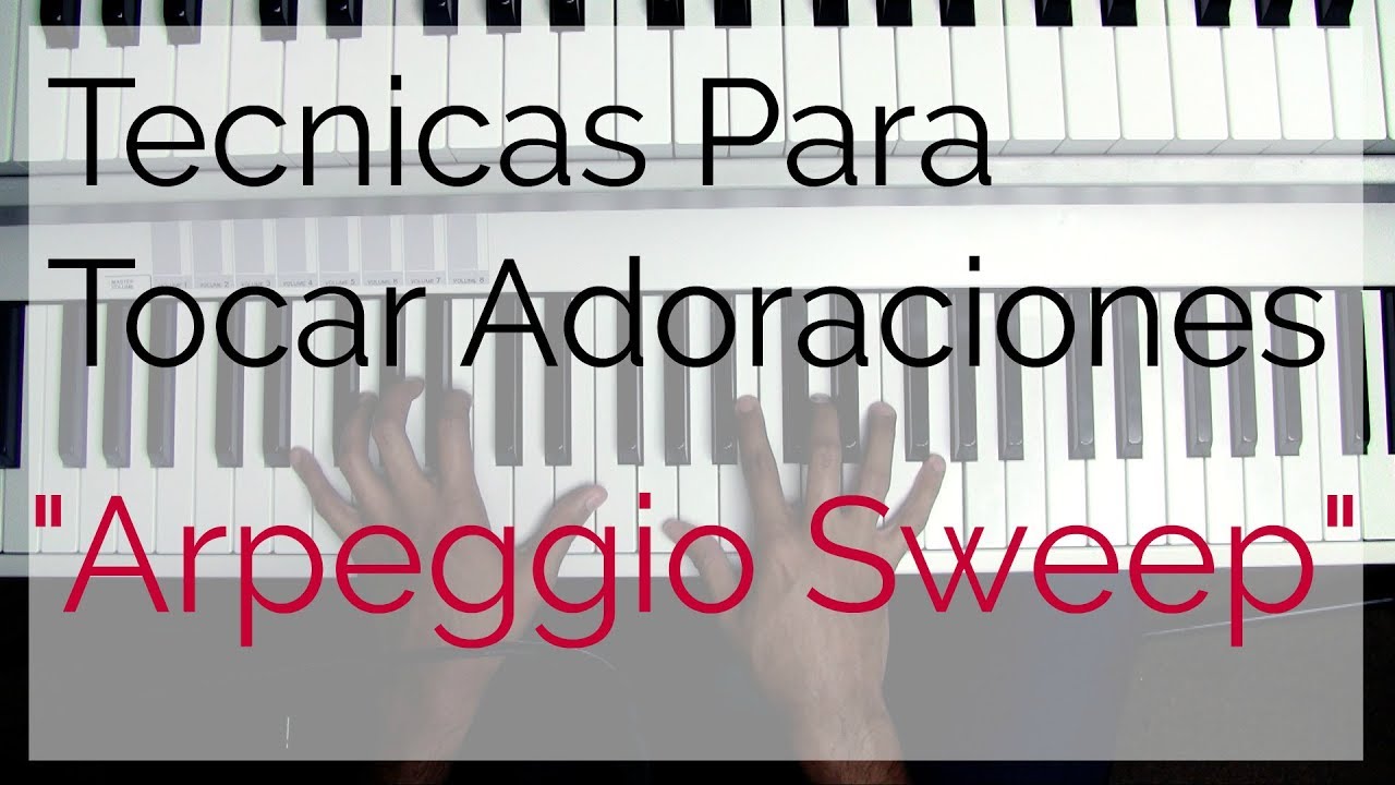 Técnicas Para Tocar Adoraciones: Arpeggio Sweep | #3 | Tutorial de Piano
