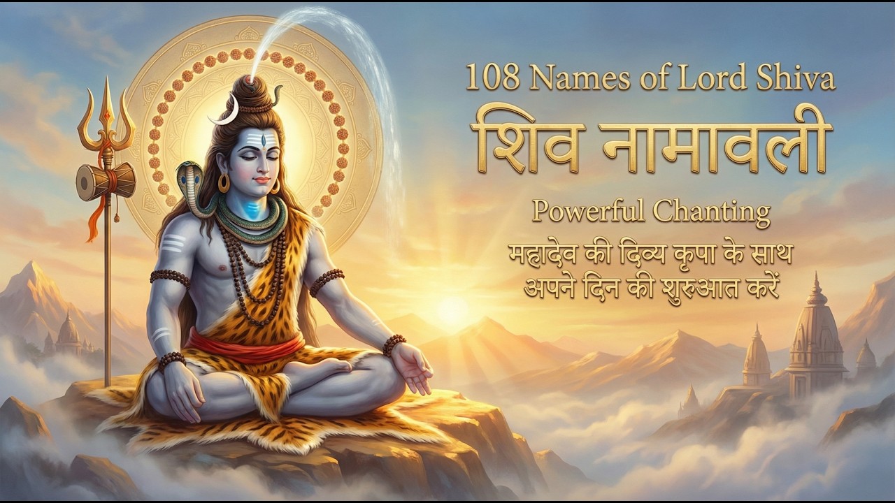 108 Names of Lord Shiva | Shiv Naamavali | Powerful Chanting By Nandi Leela #HarHarMahadev