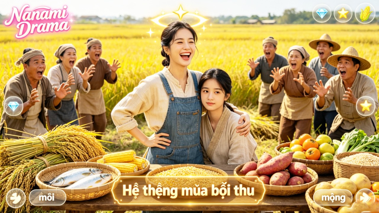 Mẹ chồng nghèo gặp nạn đói, nhờ hệ thống bí mật kho đầy lương nuôi hai thiên tài!250908zhB3