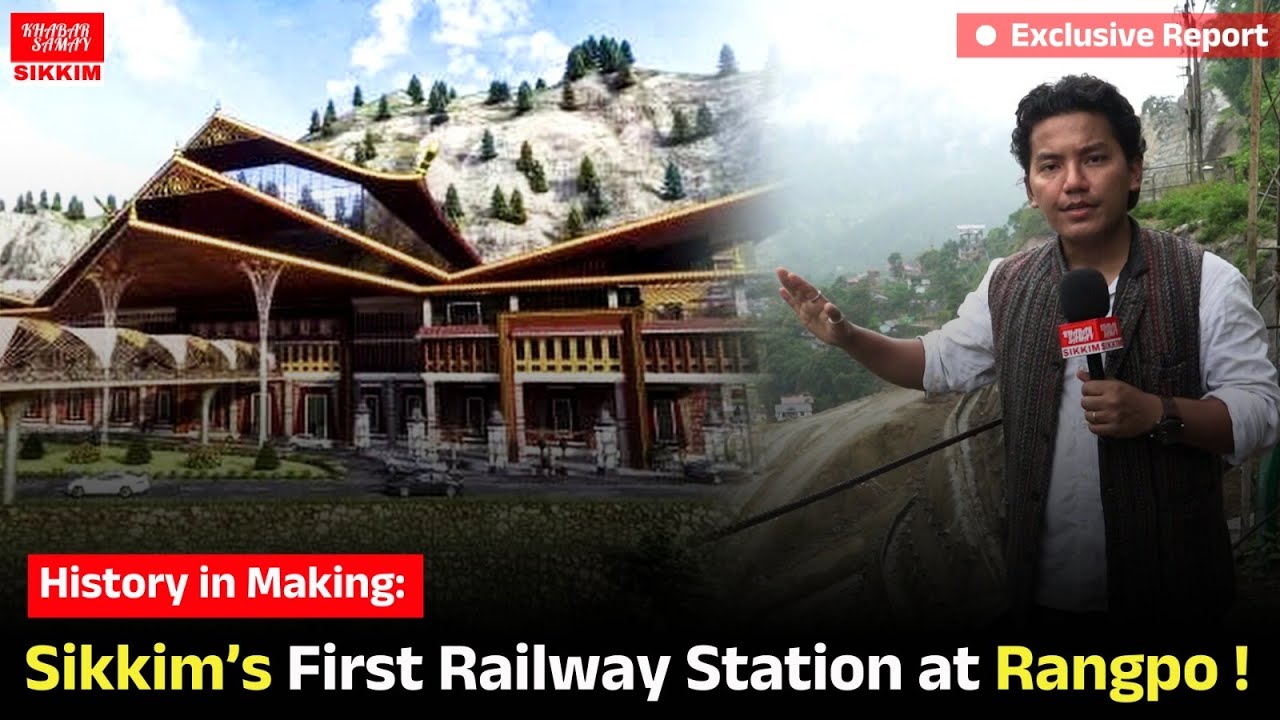 History in Making: Sikkim’s First Railway Station at Rangpo.