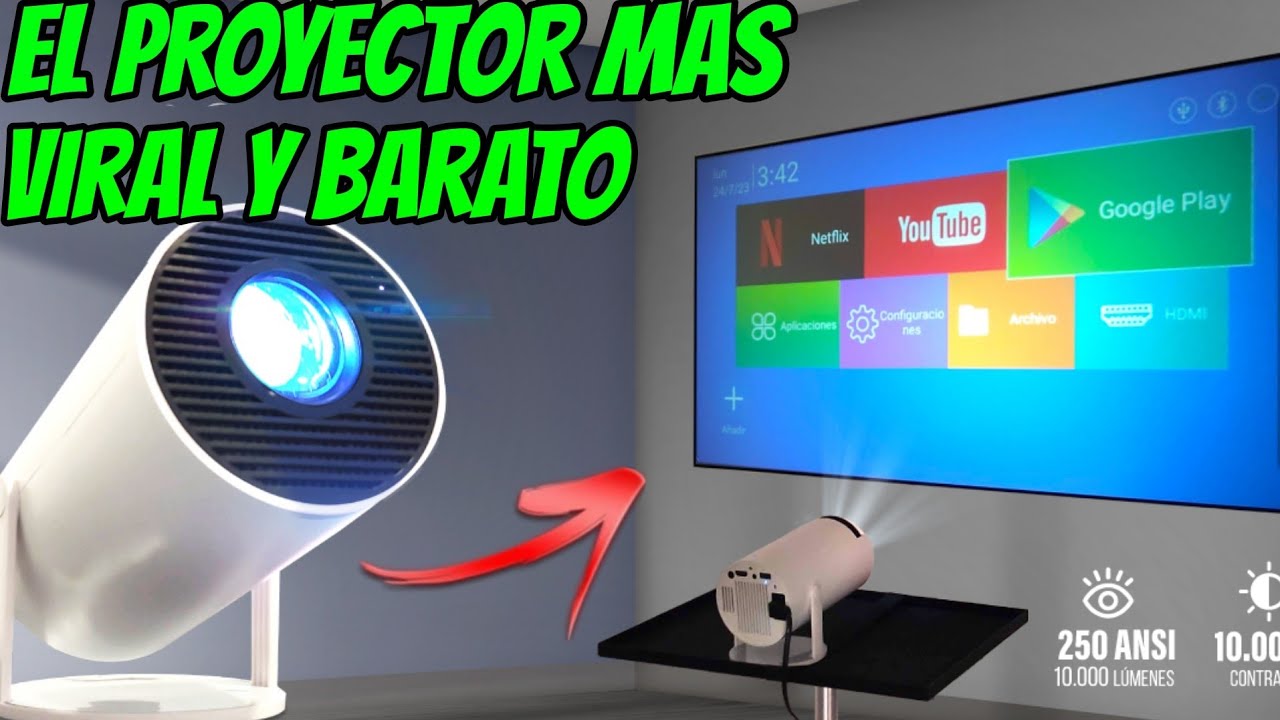 Compre el PROYECTOR mas VIRAL de TEMU - Probamos el Mini Proyector M&aacute;s Vendido