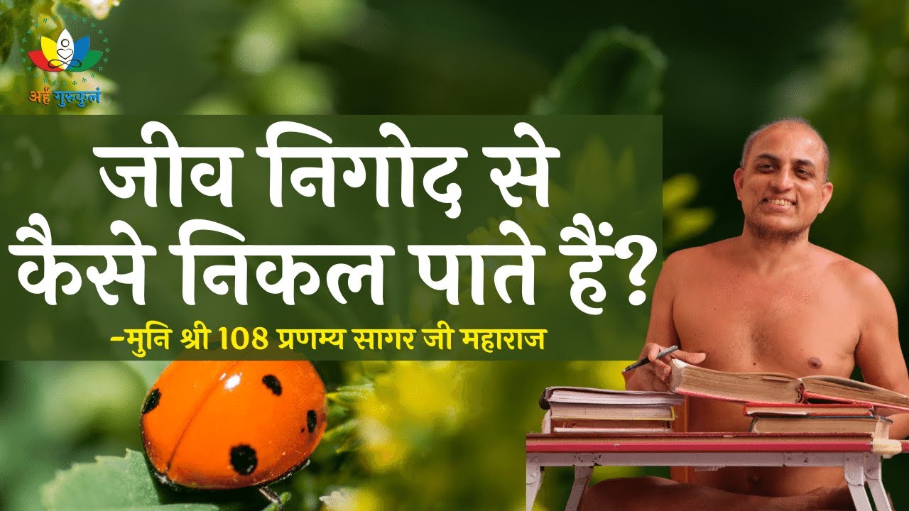 जीव निगोद से कैसे निकल पाते हैं? | How do living beings get out of Nigod? |#मुनिश्री108प्रणम्यसागरजी