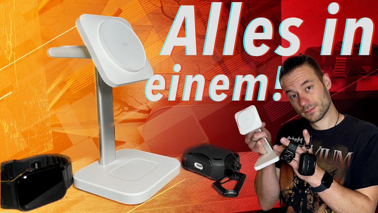 Die Nummer 2 unter den 3 in 1 Chargern! Besser laden geht (fast) nicht als mit MagSafe/Halolock!
