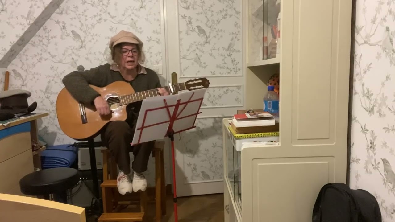 On ira, Jean-Jacques Goldman, reprise guitare et voix 