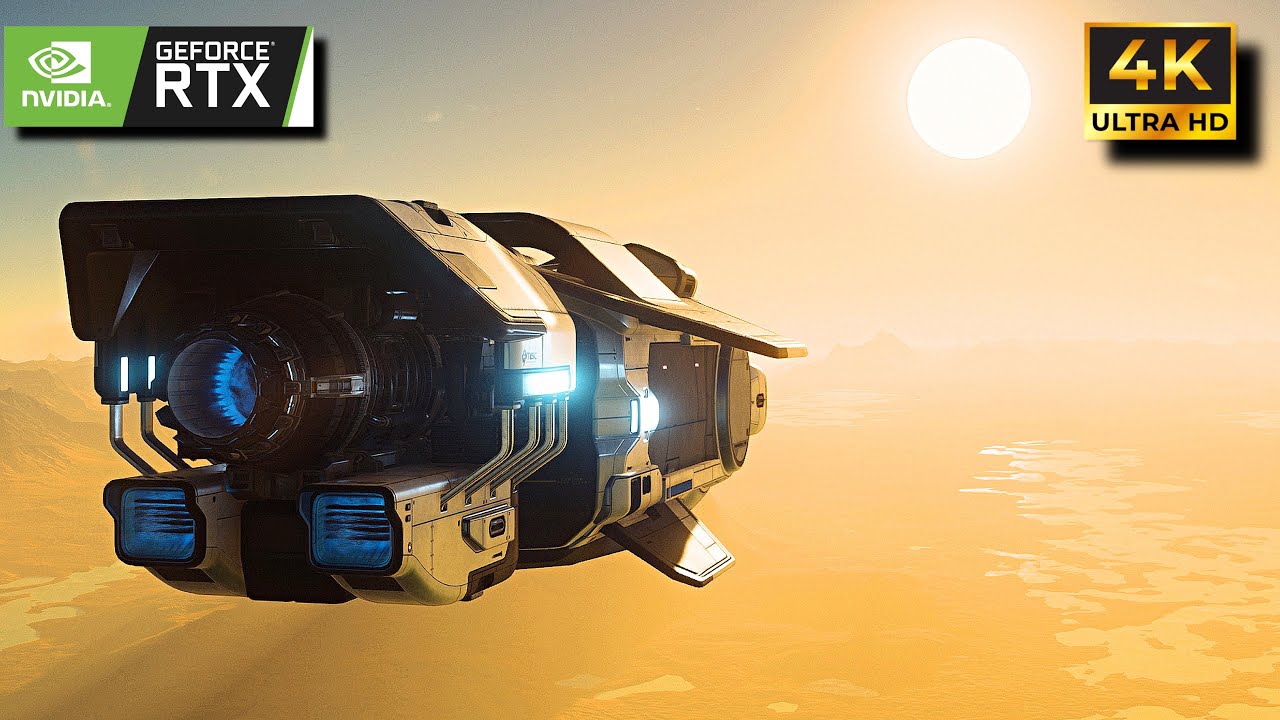 Star Citizen Slow and Relaxing Exploration | Ultra Graphics 4K No Commentary