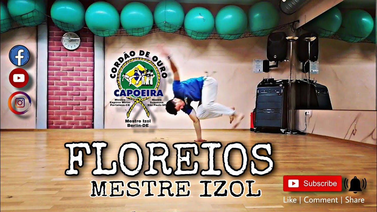 FLOREIO CAPORONA | CAPOEIRA CORD&Atilde;O DE OURO BERLIN |MESTRE IZOL