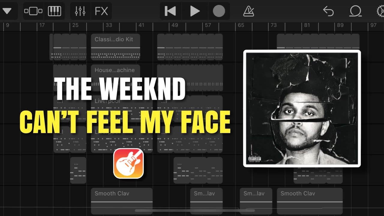 The Weeknd - Can’t Feel My Face (Garageband Tutorial)