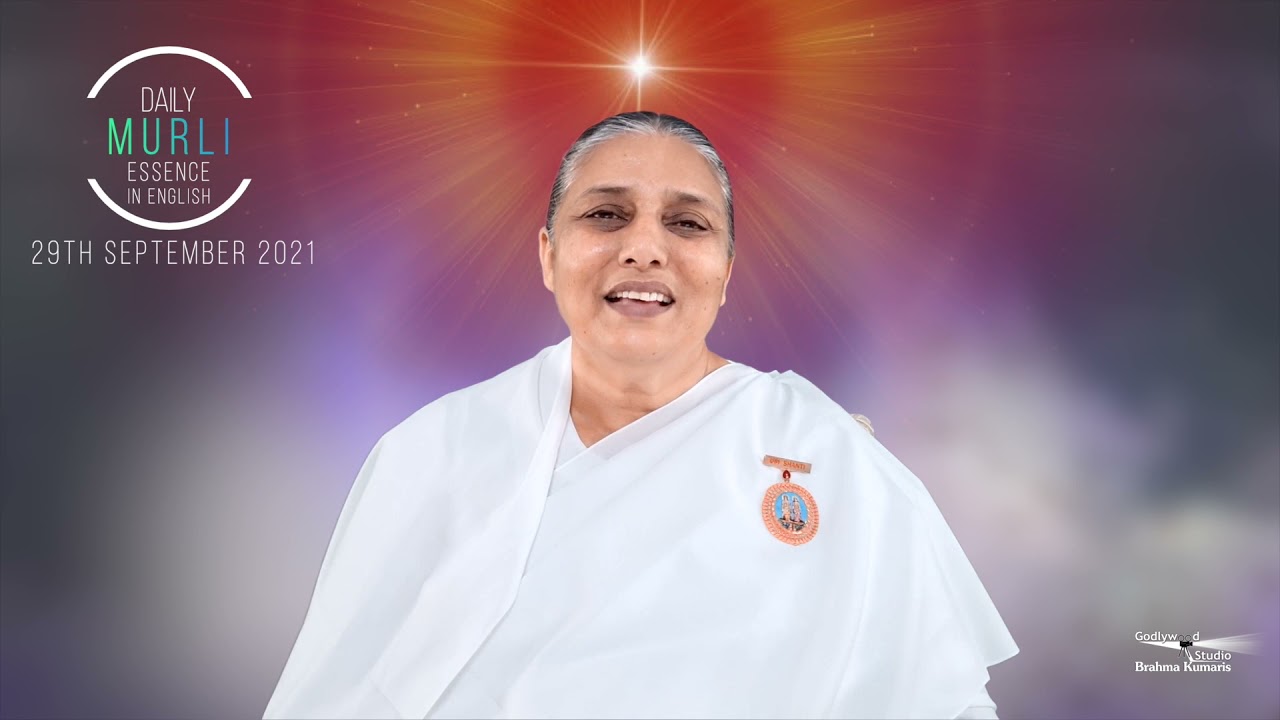 Daily Murli Essence | English | 29/09/2021 | Brahma Kumaris | Godlywood Studio | B.K.Usha