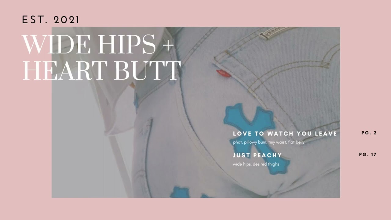 ☄. *. ⋆ !! wide hips + heart shaped butt ¡¡ ´ˎ˗