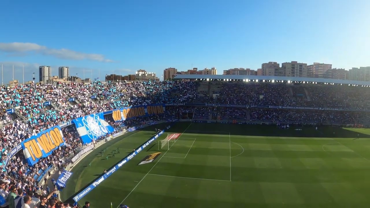 Heliodoro Rodríguez López. Himno y mosaico. C.D.Tenrife V.S. U.D. Las Palmas. 18/03/2023