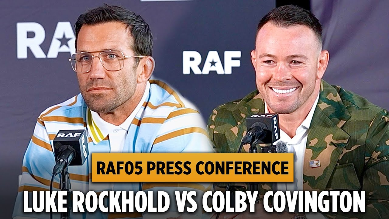 Colby Covington & Luke Rockhold Team Up to ROAST Bo Nickal Directly to His Face | RAF05