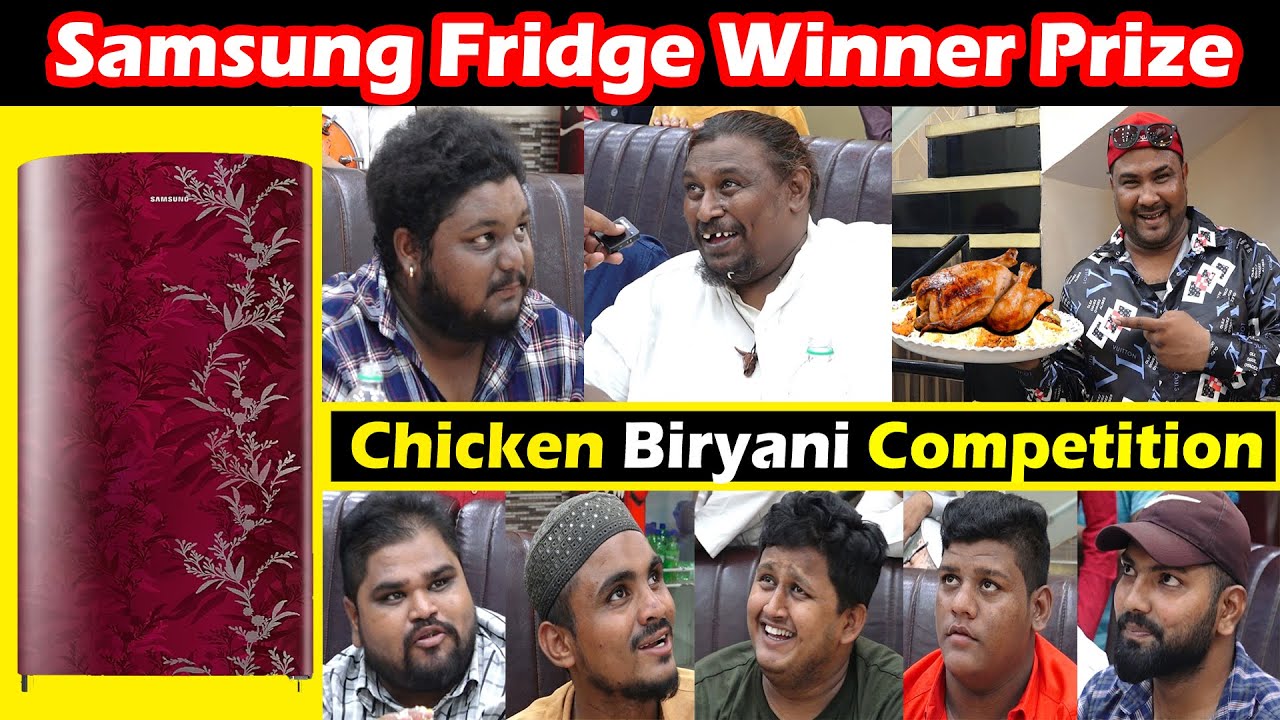 Chicken Biryani Competition | Samsung Fridge Winner Prize | 9 MemberChallenge@Banjara9--AliKhanChotu
