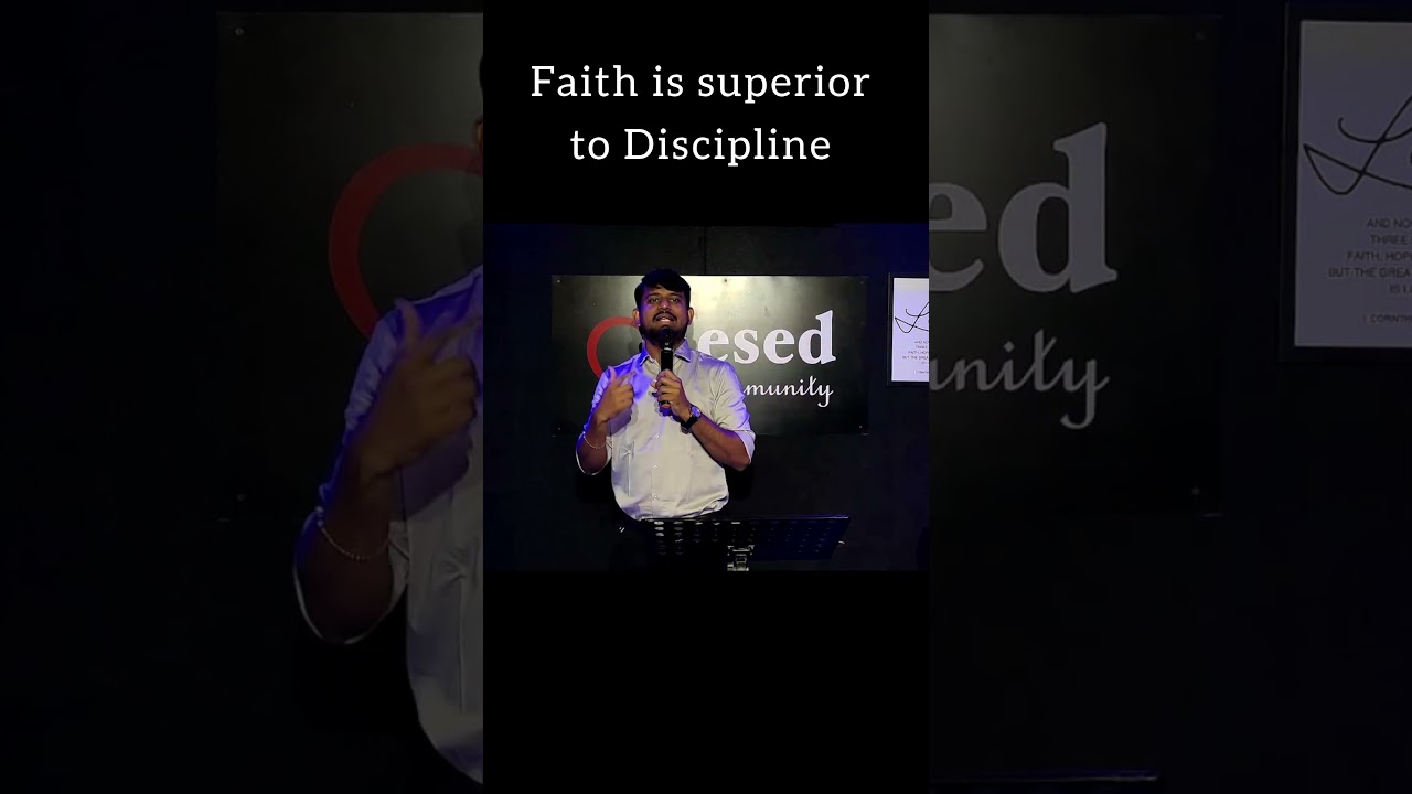 Shift your focus from Discipline to Faith