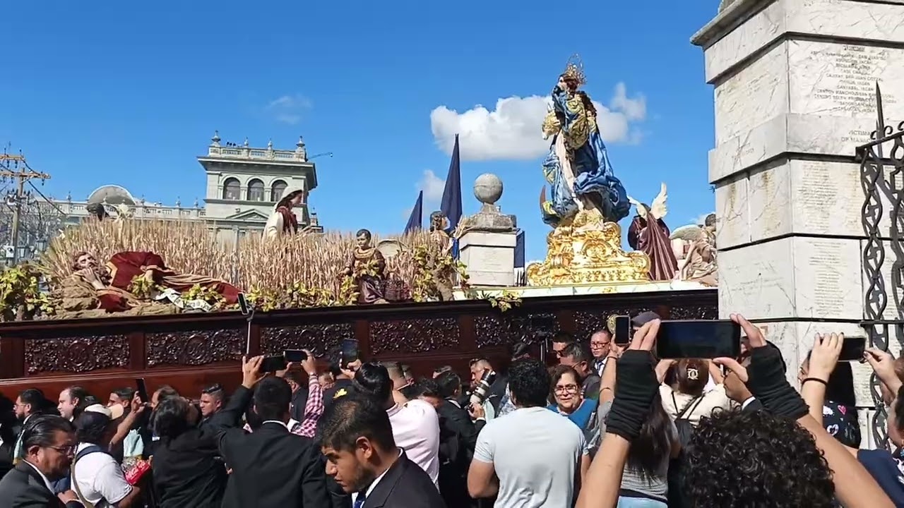 Salida virgen de la Inmaculada Concepción de Catedral Metropolitana Diciembre 2025