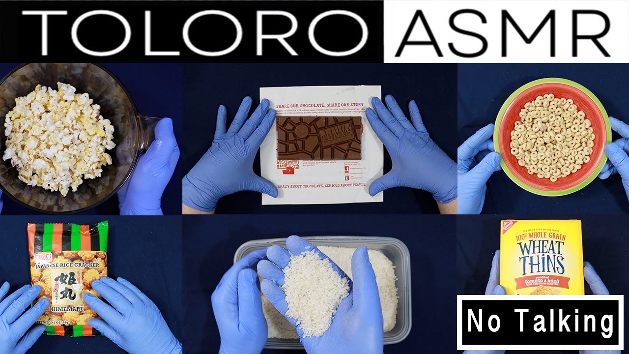 TOLORO ASMR - Food Handling: The Sounds of my Pantry (No Talking)