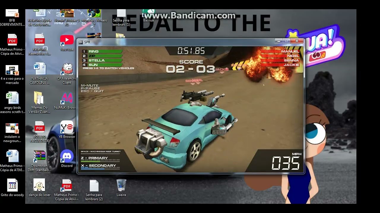 Burnin Rubber 5 | Trulli Tales characters vs GT Blaze, Panini, Inferno and Macari 