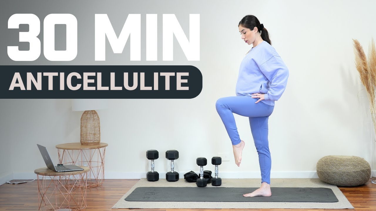 WORKOUT ANTICELLULITE - 30 minuti di allenamento senza salti