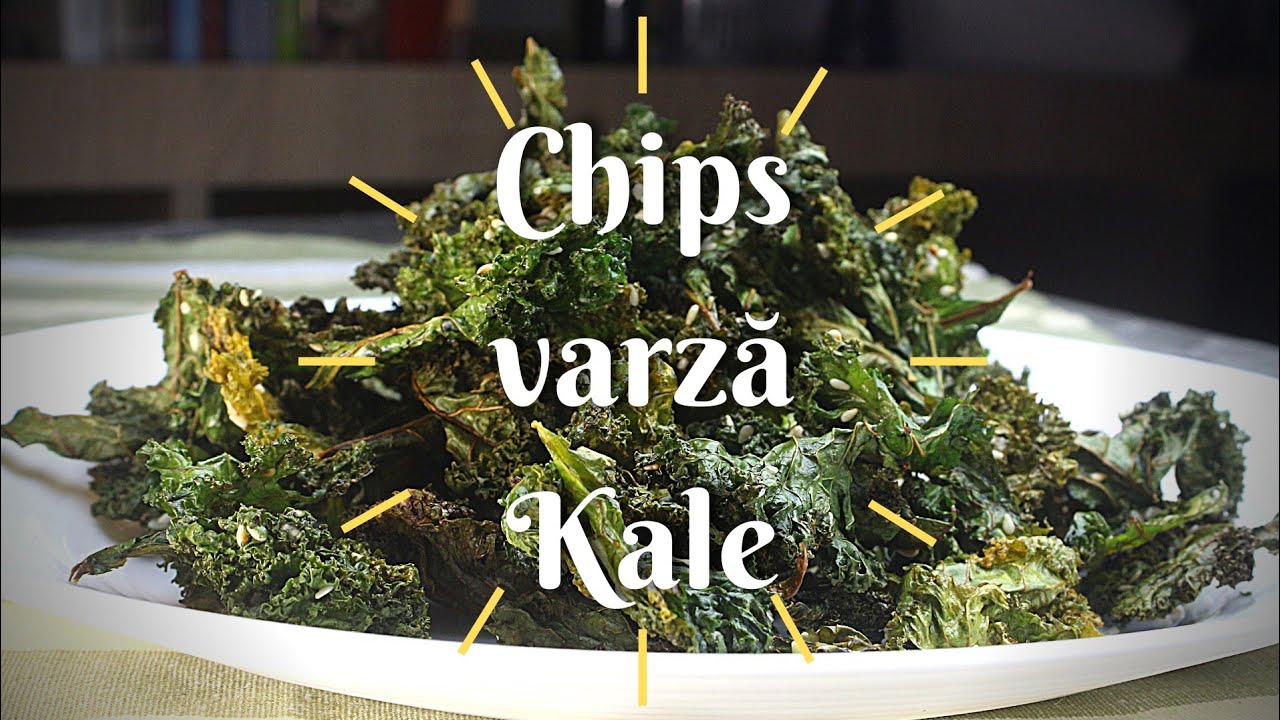Chipsuri din varză Kale 🥬🍽️ | Foarte crocante și sănătoase! Rețetă simplă și delicioasă! 😋✨