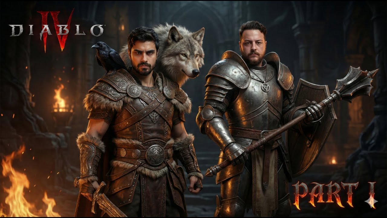 Diablo 4 Part 1 | En Çirkin Karakterle Coop Başlangıç 😂 | Druid & Paladin