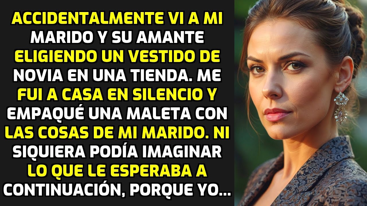 Accidentalmente Vi A Mi Marido Y A Su Amante Eligiendo Un Vestido De Novia Y Luego... HISTORIAS VIDA