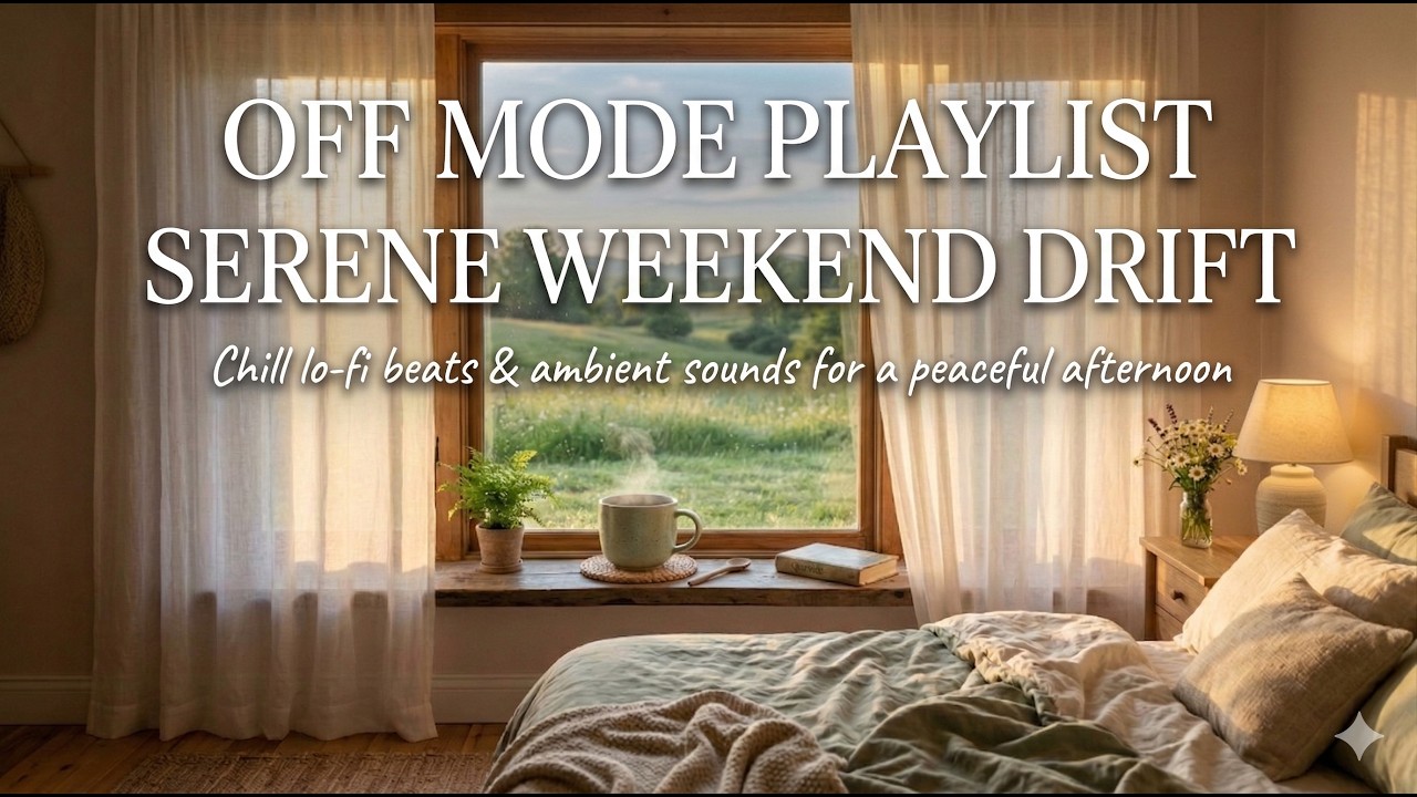 😴 1 Hour Serene Weekend Drift | Stress Relief Piano & Ambient | 432Hz Healing | No Ads