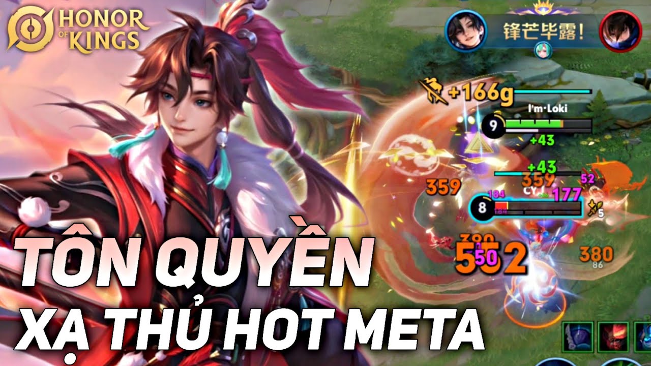 [ HONOR OF KINGS / VGVD ] GAMEPLAY TÔN QUYỀN - XẠ THỦ CỰC KHOẺ HOT META VỚI LỐI CHƠI ĐỘT BIẾN