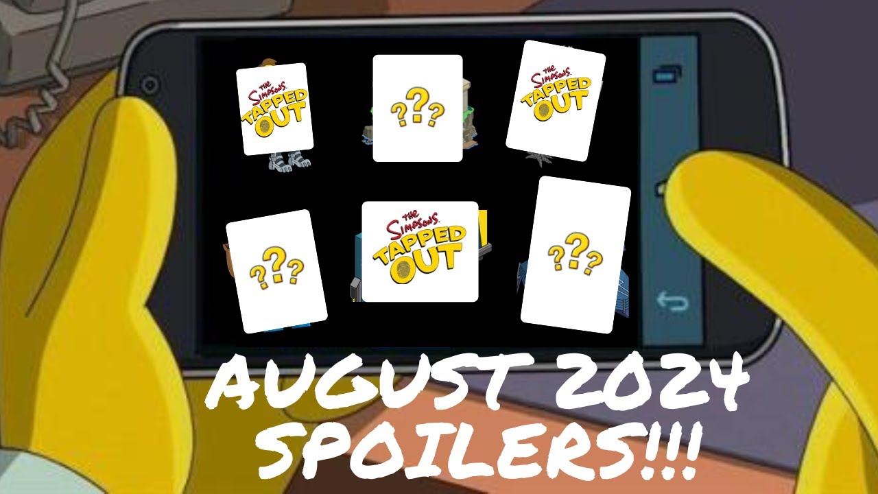 Tapped Out  August 2024 Event SPOILERS! | What's Included In The Next Major TSTO Event