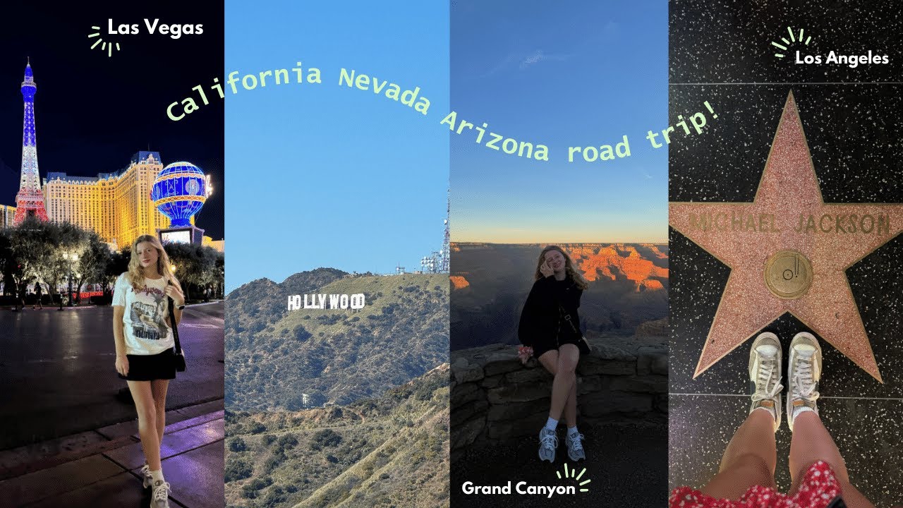 4 günde Los Angeles, Las Vegas, Grand Canyon | şimdilik son USA vlogu 🥺 #vlog #wat #workandtravel