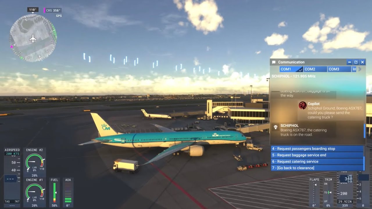 Flying from AMS TO JFK in MSFS 2024