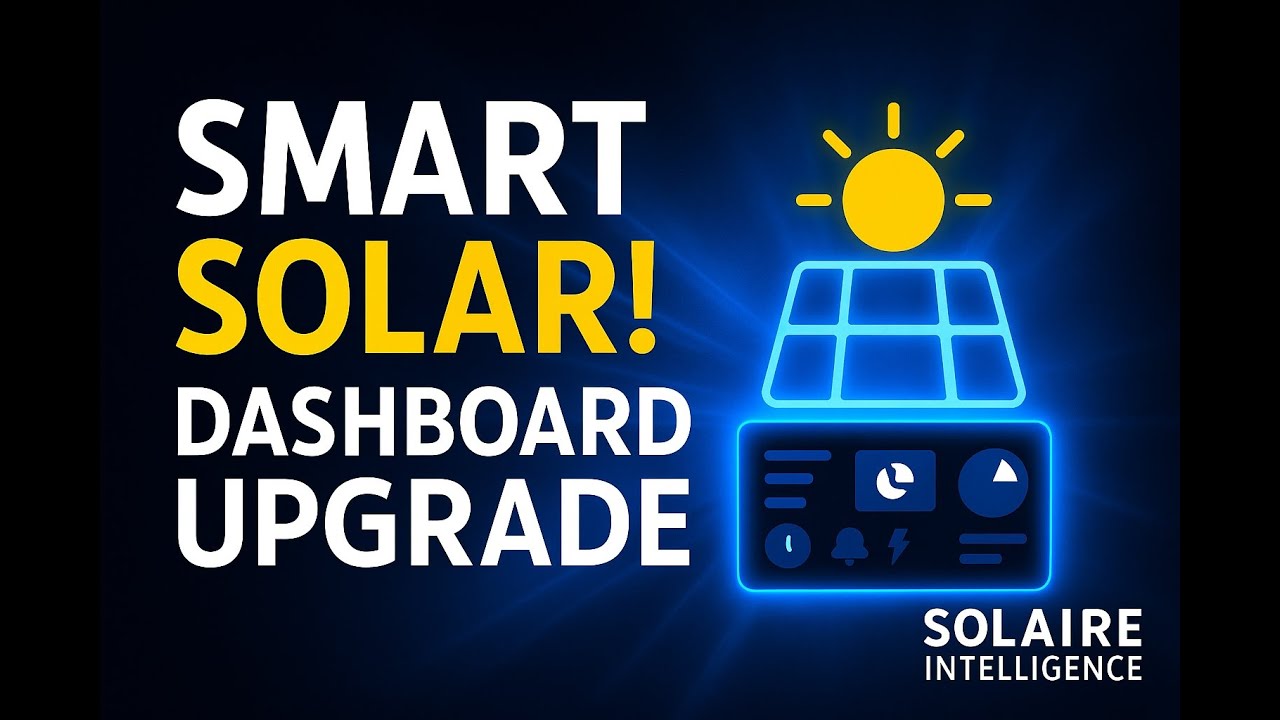Your Solar System Just Became Smart! - Full Home Assistant Dashboard Tour