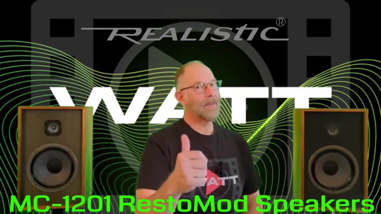Woah Dude! Listening & Frequency Testing Realistic MC-1201 Acoustic Suspension 8 inch 2 Way Speakers