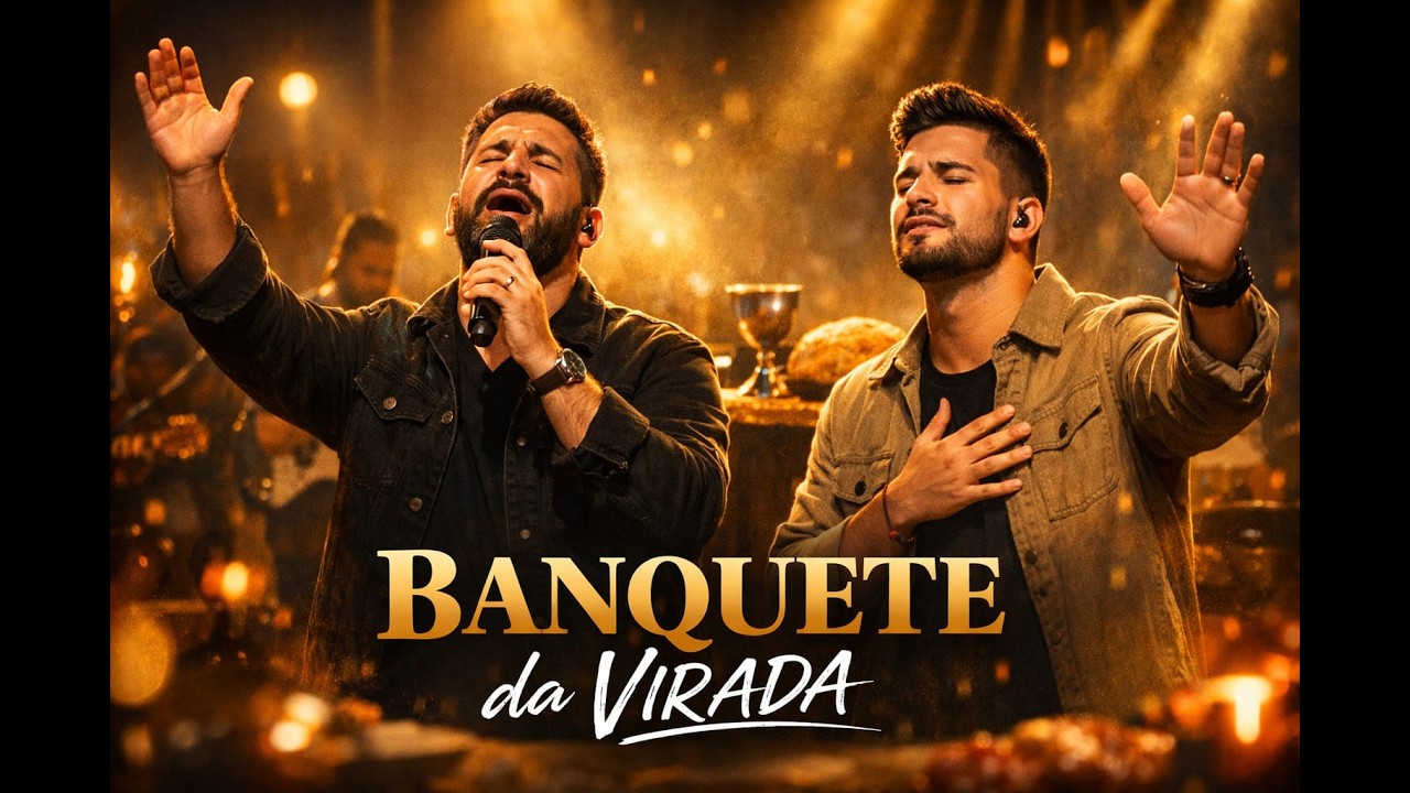 O BANQUETE DA VIRADA - Hino Forte de Vitória (Com Mensagem Profética)