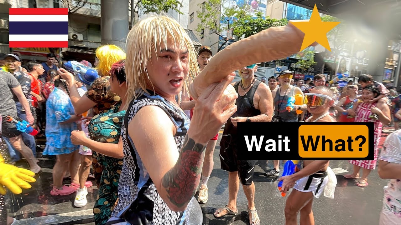 🇹🇭2024 Craziest Songkran at Silom Road Bangkok