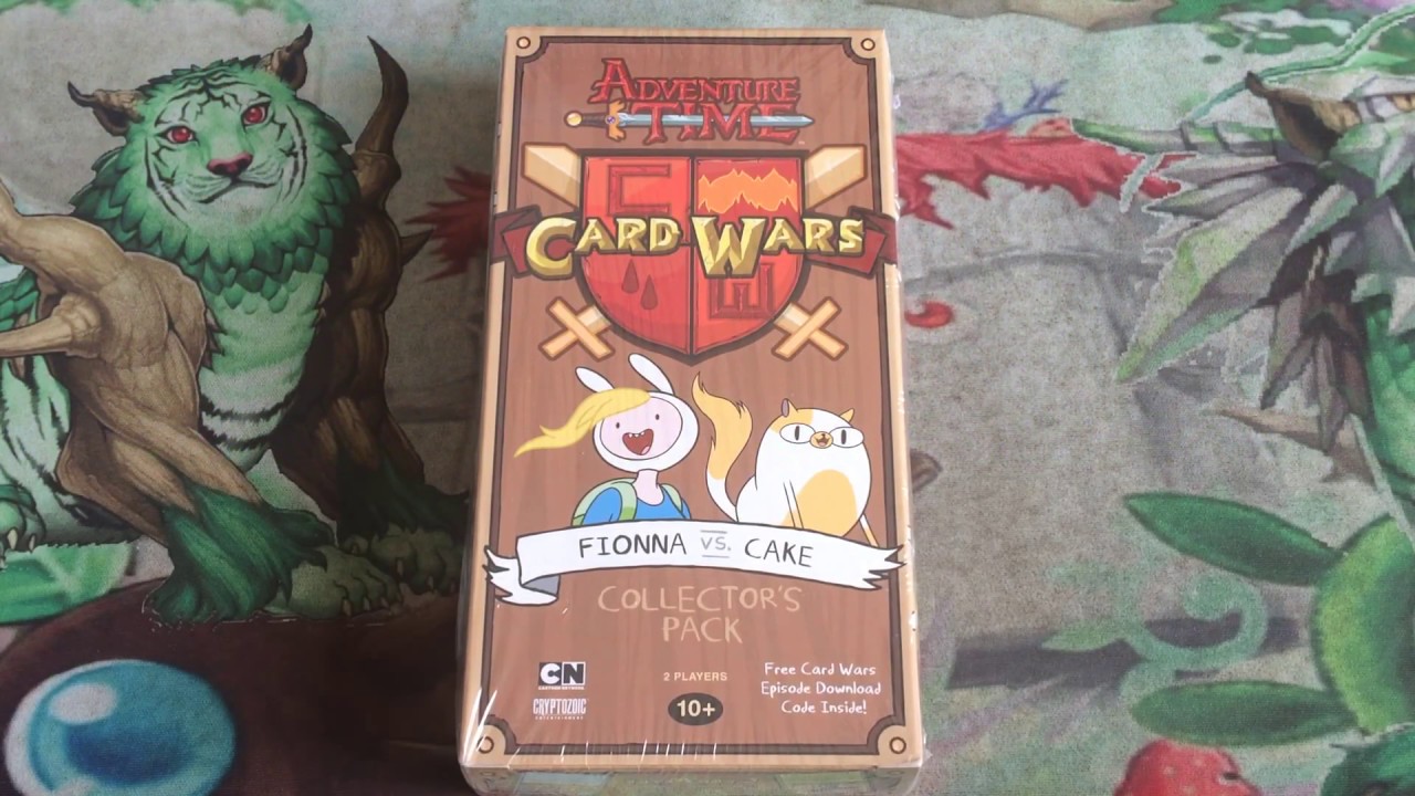 Adventure Time Card Wars Fionna VS. Cake Collector's Pack Opening