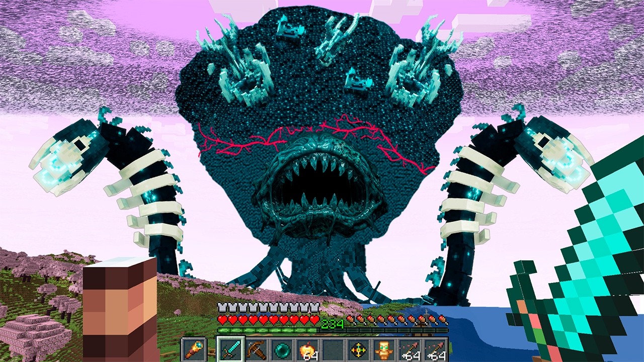Minecraft, But I INFECTED WITHER STORM With SCULK!