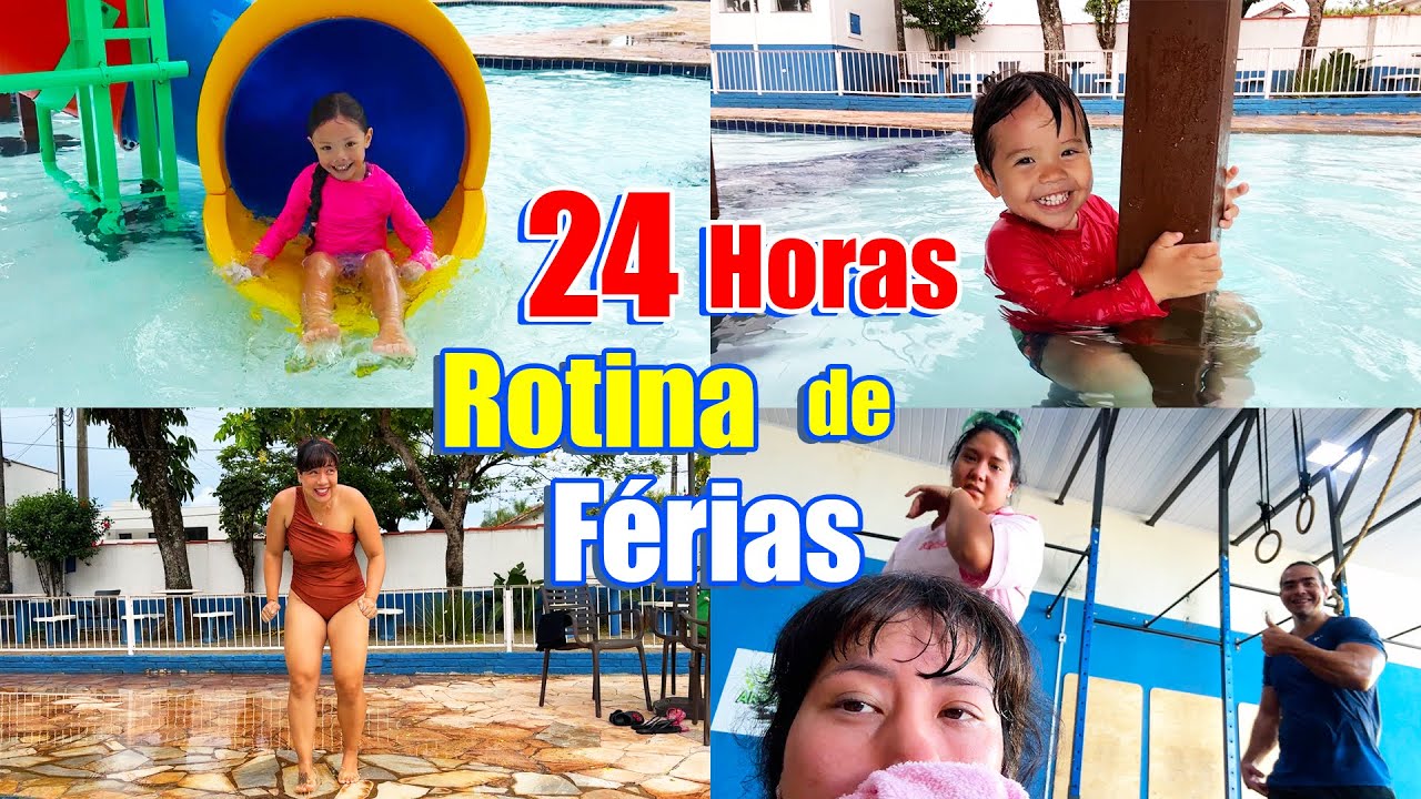 24 HORAS NA ROTINA DAS FÉRIAS | Família Maromba