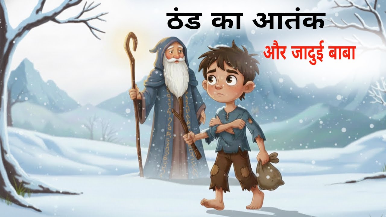 ठंड का आतंक और जादुई बाबा Thand Ka Aatank Or Jadui Baba| Moral Story | Hindi Kahani | Cartoon Story