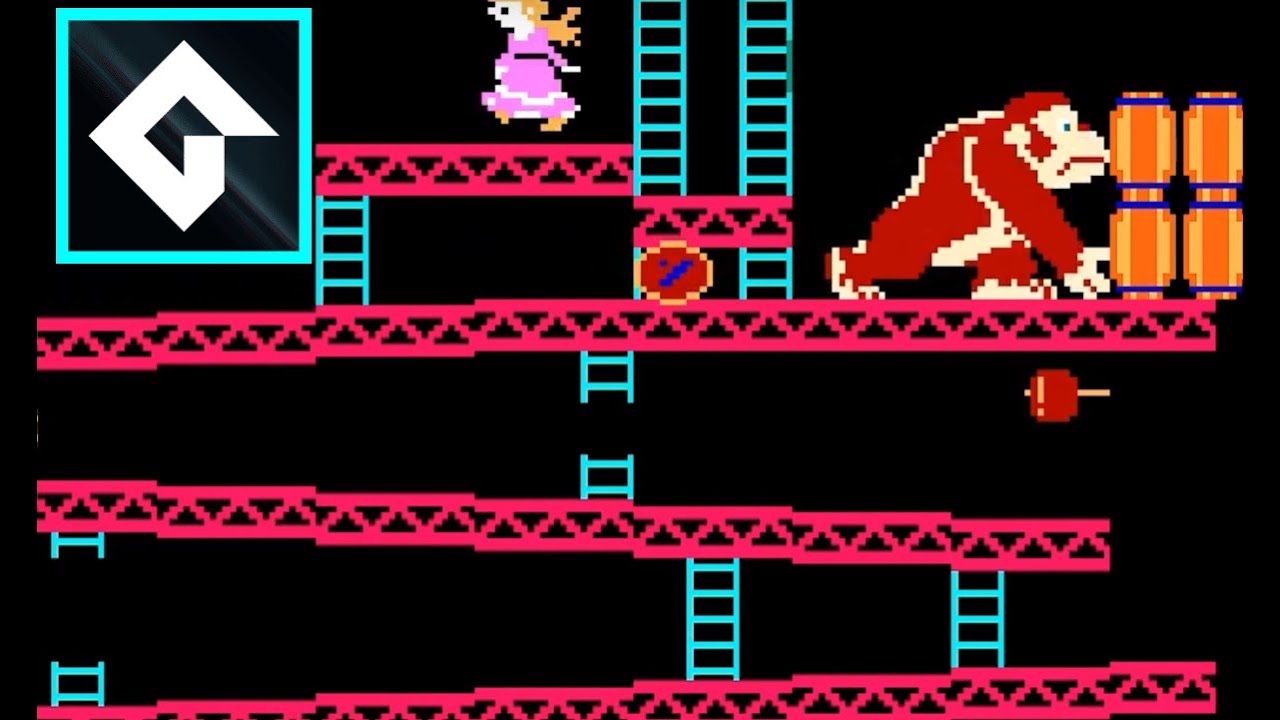 Donkey Kong NES remade By Retro Game Maker