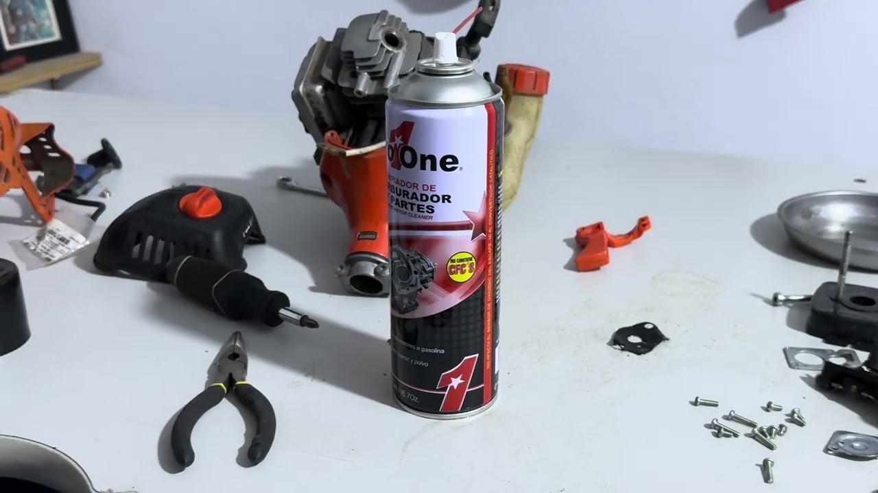 Como lavar un carburador de desbrozadora  ECHO SRM 225