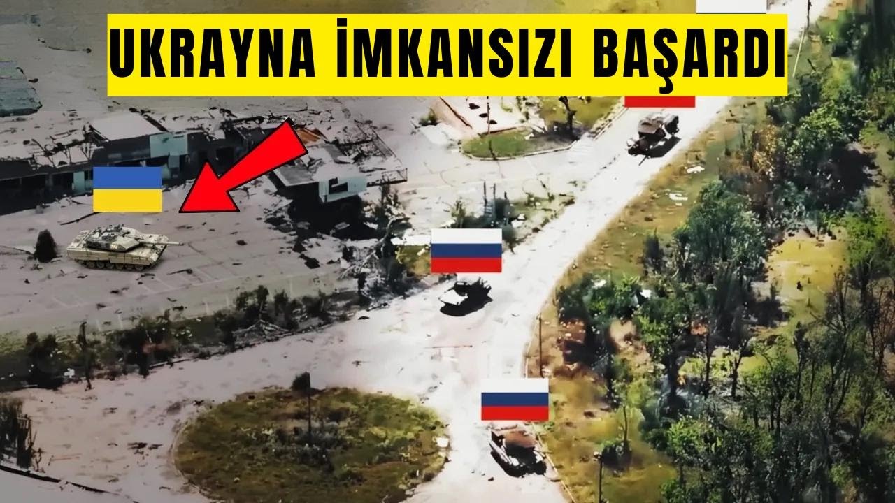 Rusya uğraştı ama Ukrayna'nın Leoparı g&uuml;c&uuml;n&uuml; g&ouml;sterdi