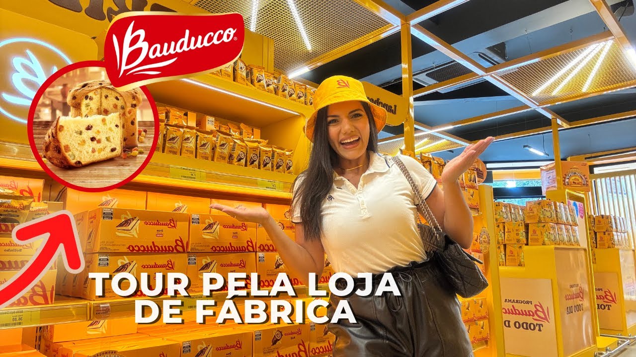 Bauducco: Tour pela Loja de F&aacute;brica em Guarulhos | J&aacute; tem panettone 🎄 com desconto?!
