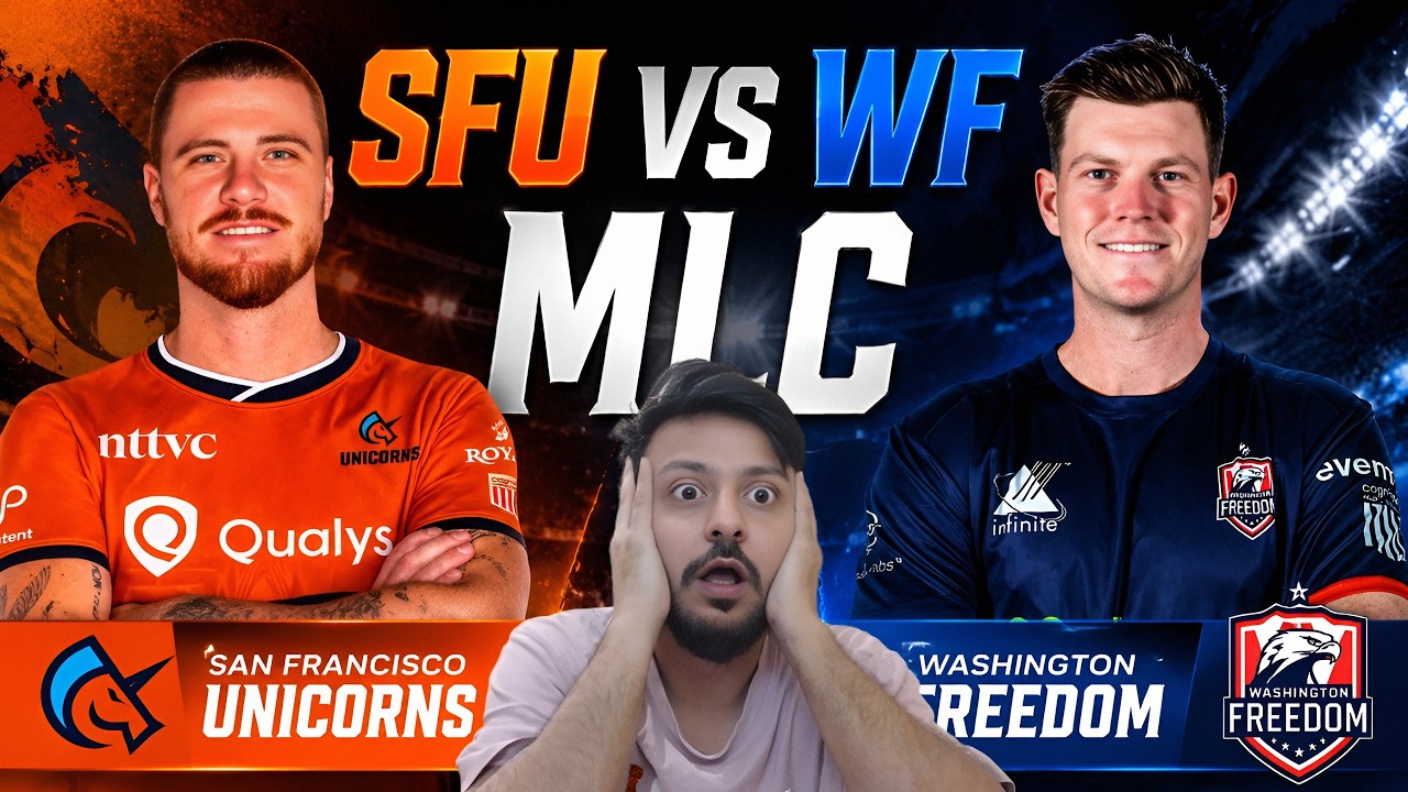 SFU vs WF Live Watch Party 🔥 MLC 2026 | RAW EMOTIONS + CHAT REACTION | Lets Play The Prediction Game