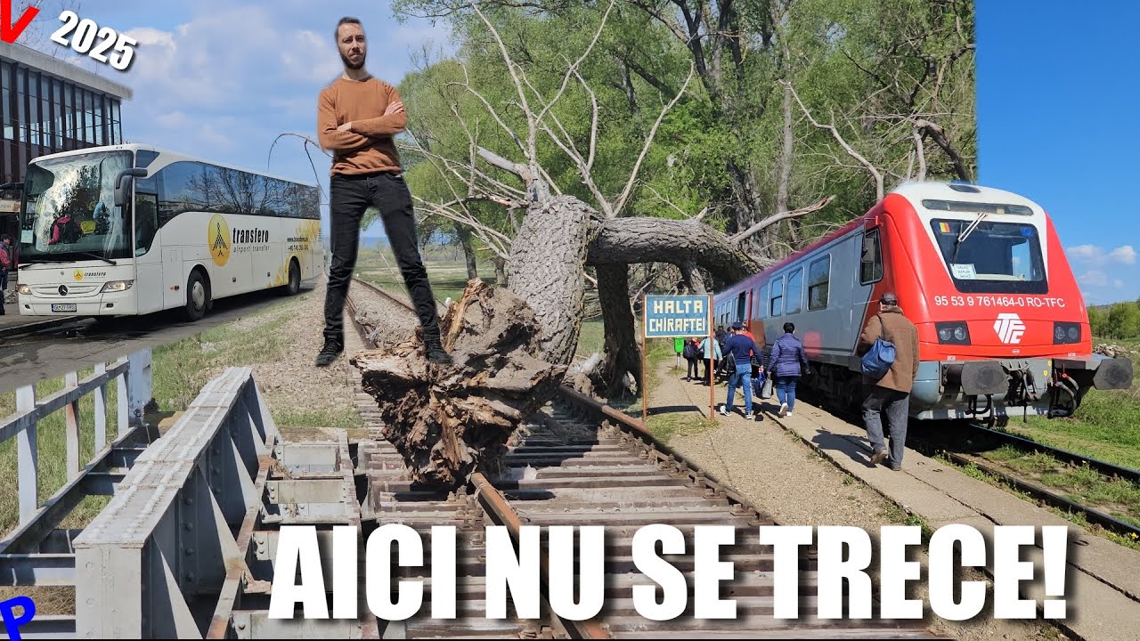 Ce-am găsit pe calea ferată DISTRUSĂ de inundații între Bârlad și Galați? 🚆 O călătorie de neuitat!