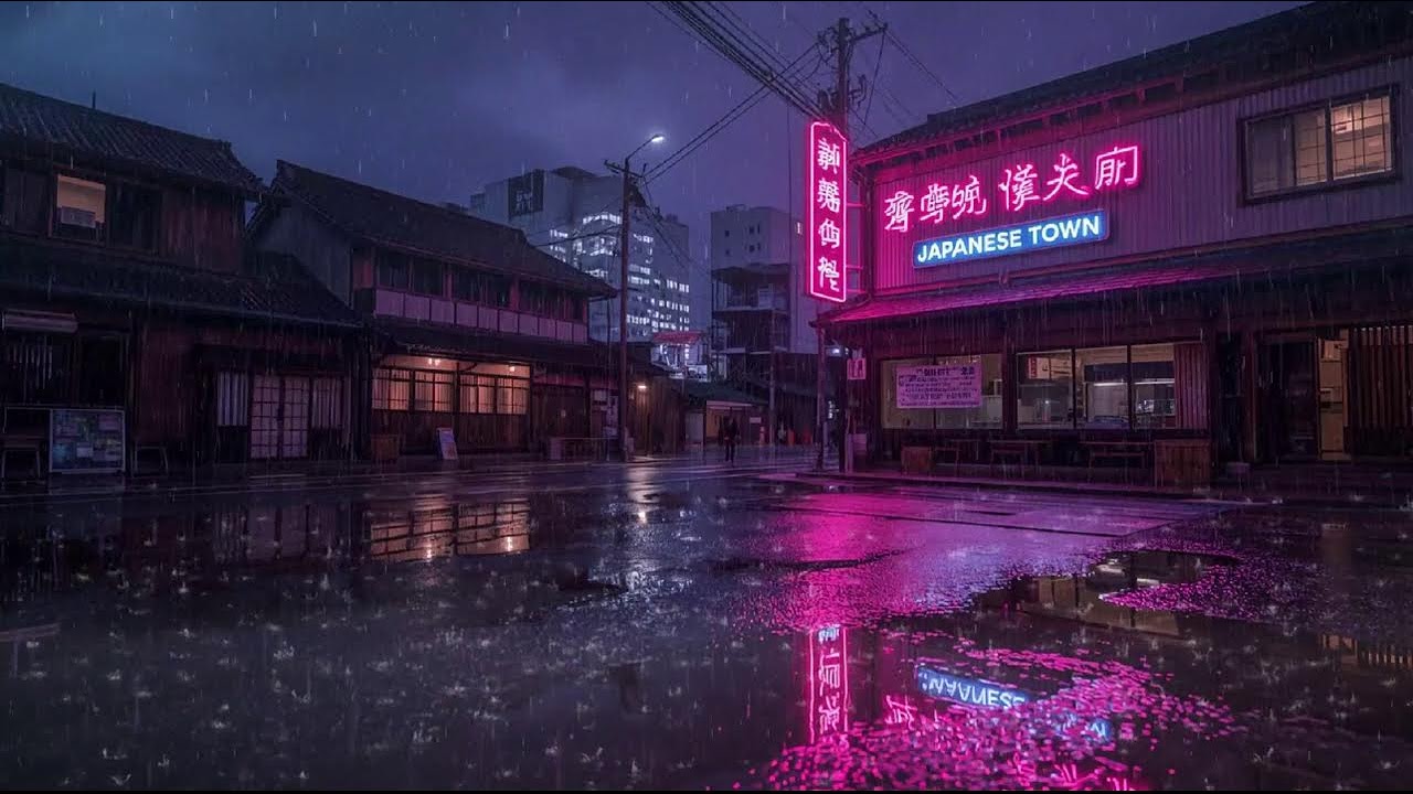 Night Rain Ambience 🌙 Lofi Beats for Focus, Relax & Quiet Moments #40