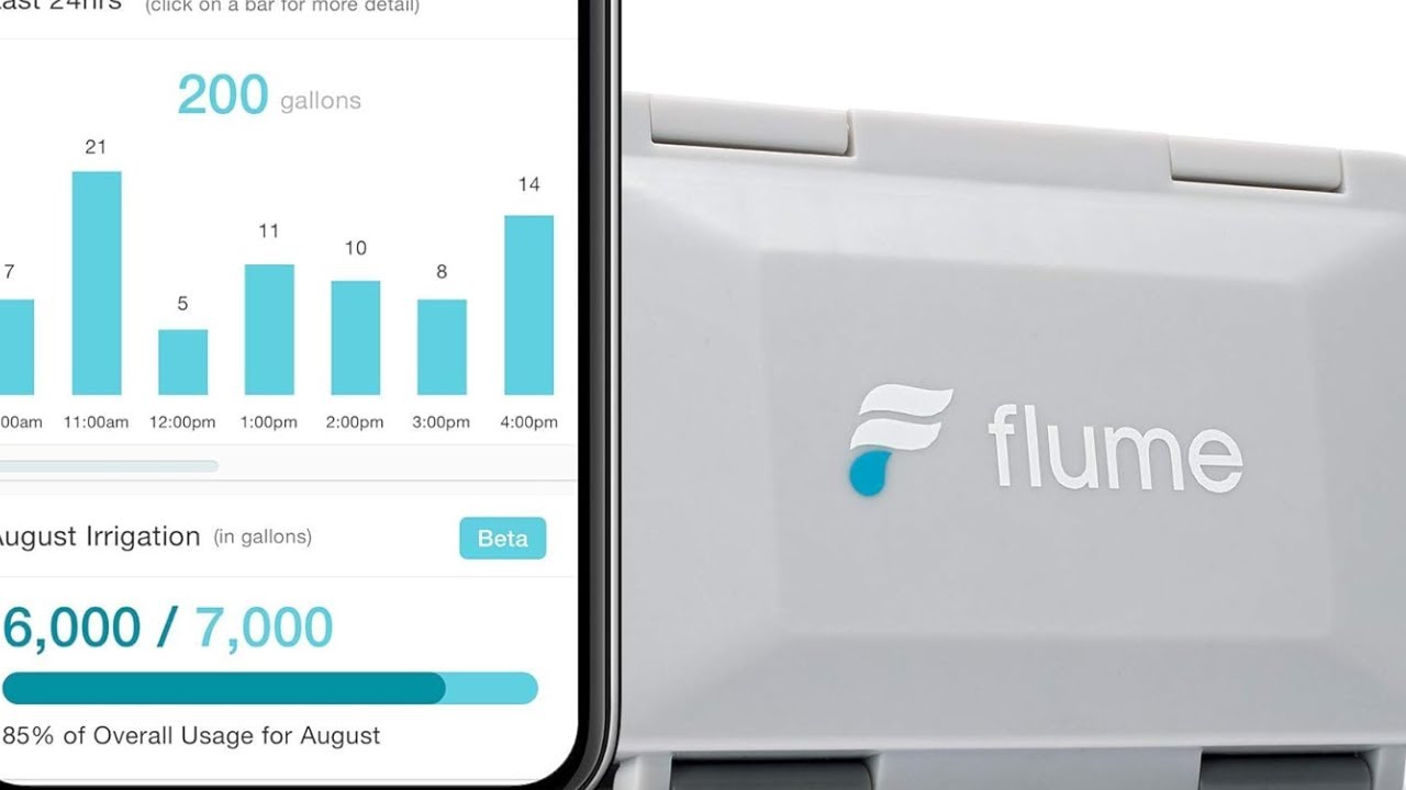Flume 2 Smart Home Water Monitor & Water Leak Detector: Detect Water Leaks Before They Cause Damage
