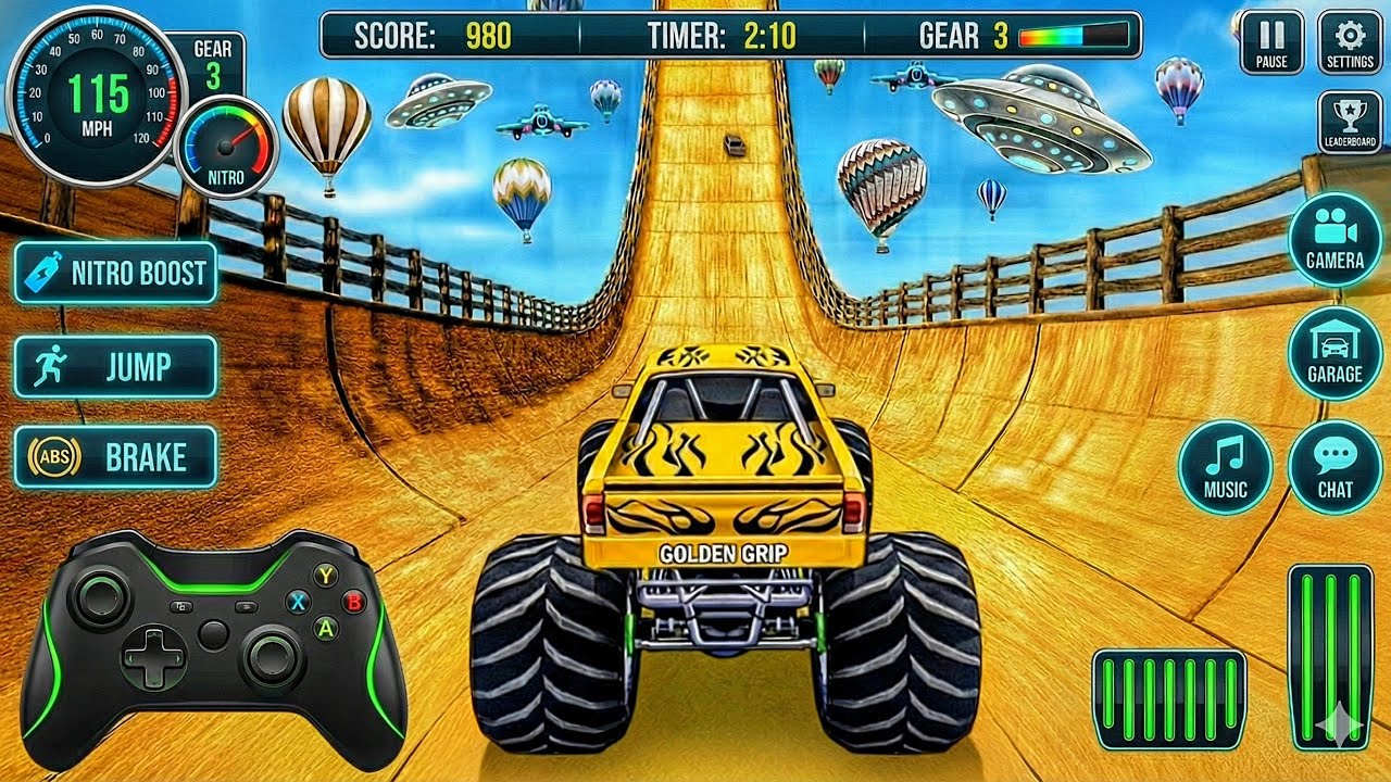 Epic Monster Truck Stunts & Car Crashes! 😱 Small vs Giant Cars in Giant Pit!