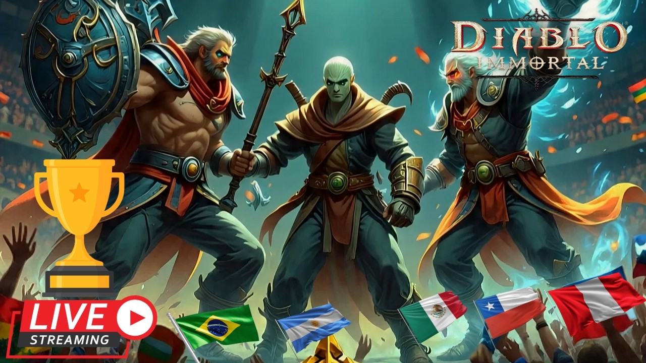 🔴LIVE ON - QUIEN SERÁ EL SEGUNDO LUGAR DEL TORNEO SIN VUGUDU - SV/BR PVP/PVE!| Diablo Immortal |