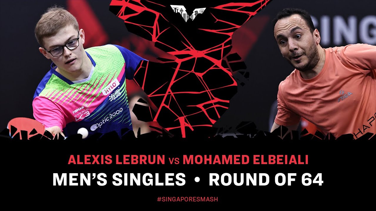 Alexis Lebrun vs Mohamed Elbeiali | MS R64 | Singapore Smash 2025