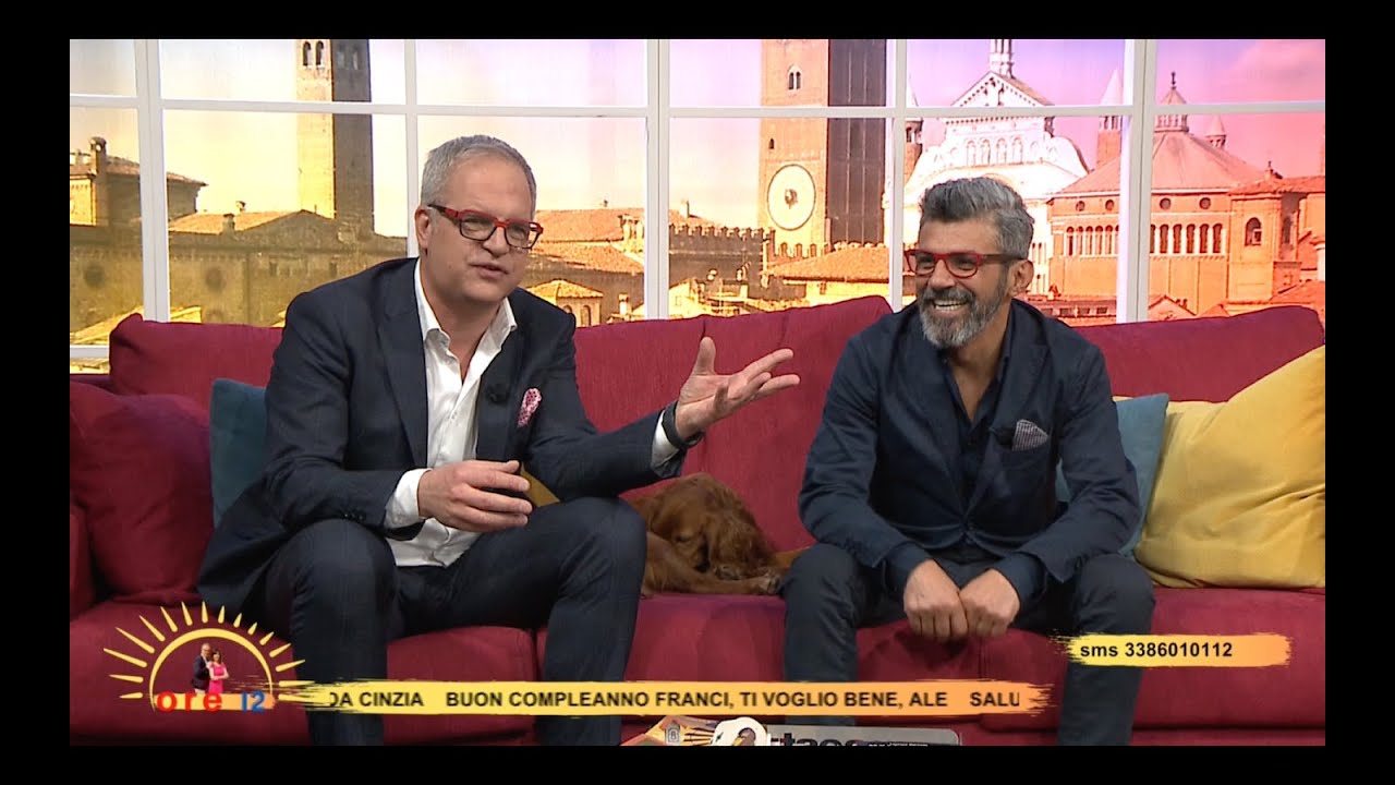 Sil Yanku on Italian TV at ORE 12 (Cremona 1 TV). Hosted by Piero Brazzale & Nicoletta Tosato.